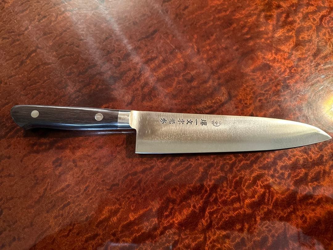 [一級品] 安来鋼　青鋼　牛刀６寸　ビンテージ