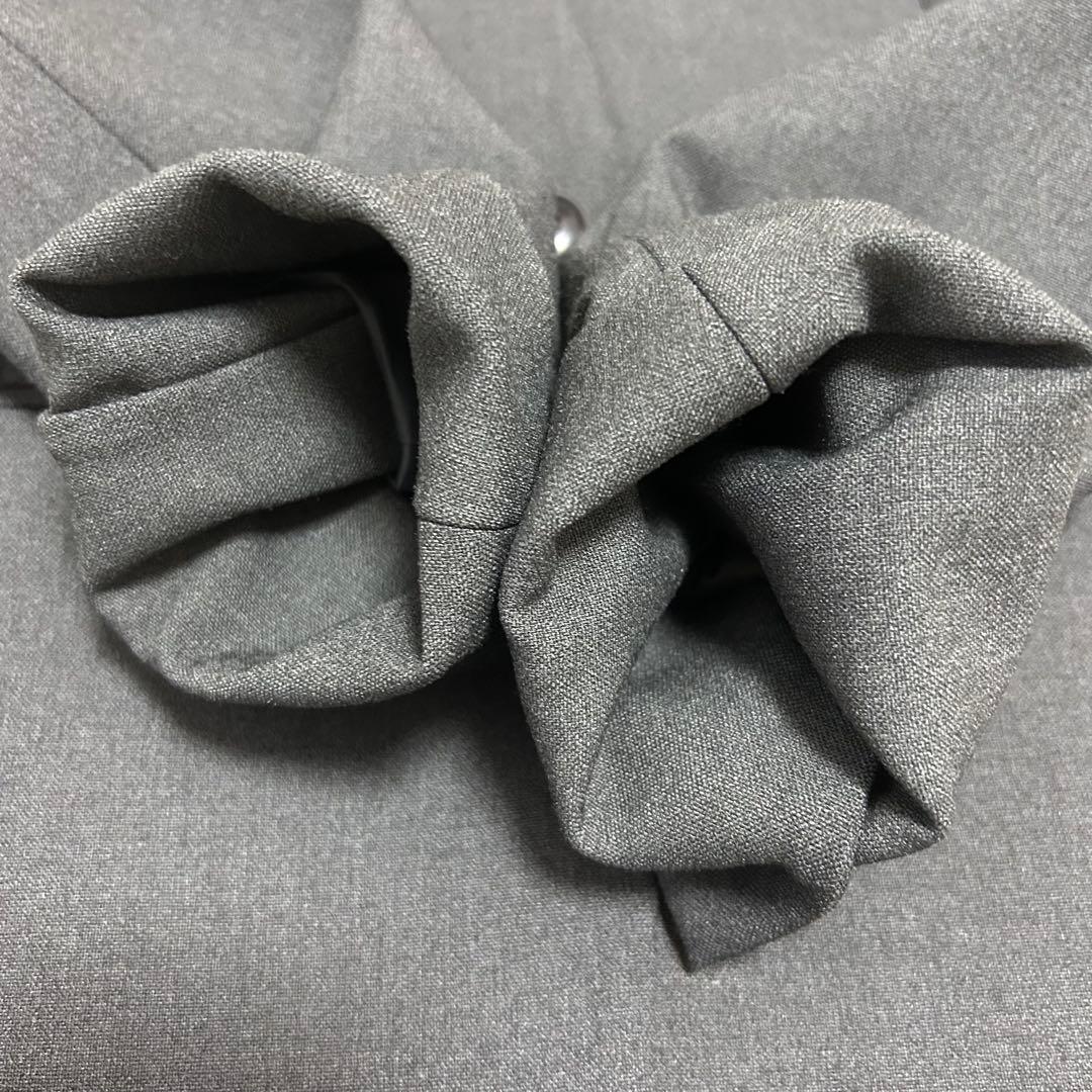 PLST セットアップ ウォッシャブル ノーカラージャケット 上L下M