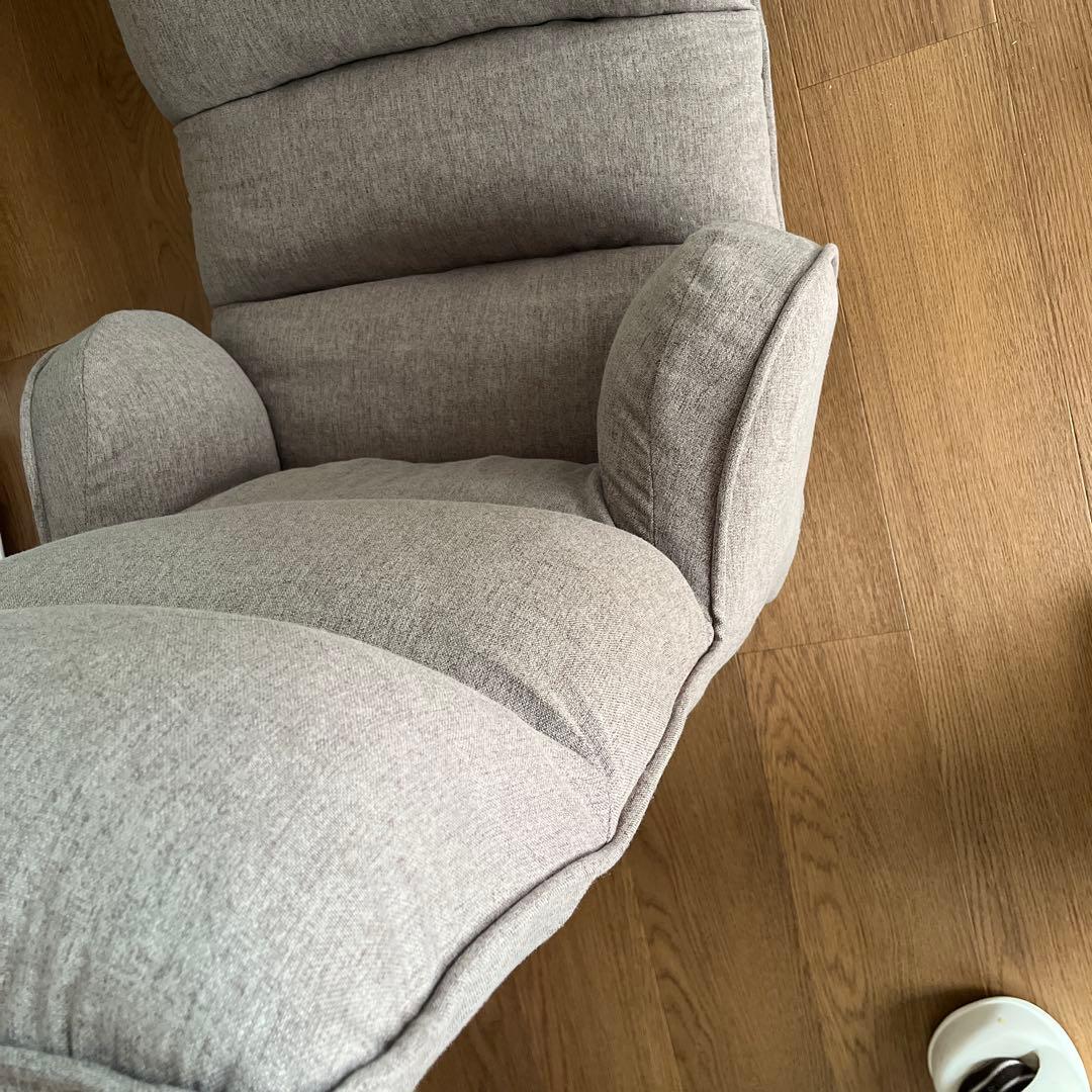 座椅子　suwa labo hapit ハグする座椅子ロング　ブラウン