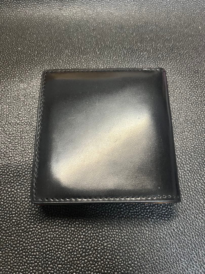 ロカド シェルコードバン 財布 二つ折り イタリア馬革 レザー本革　コードバン