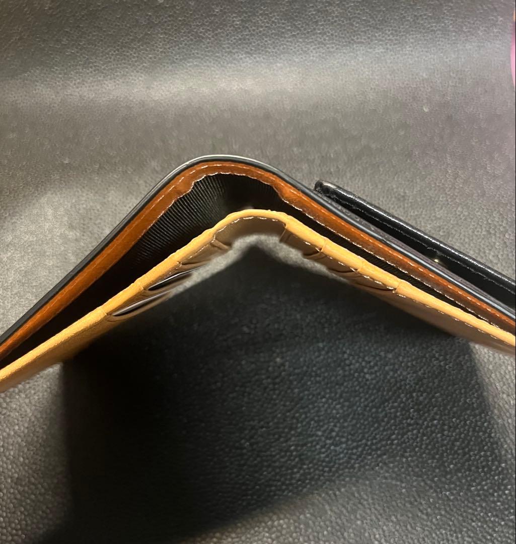 ロカド シェルコードバン 財布 二つ折り イタリア馬革 レザー本革　コードバン