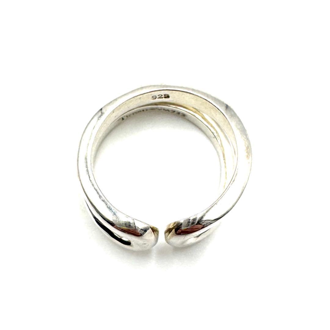 【美品】TIFFANY ティファニー シルバーリング 9号 SV925