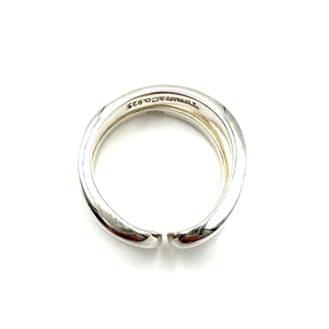 【美品】TIFFANY ティファニー シルバーリング 9号 SV925