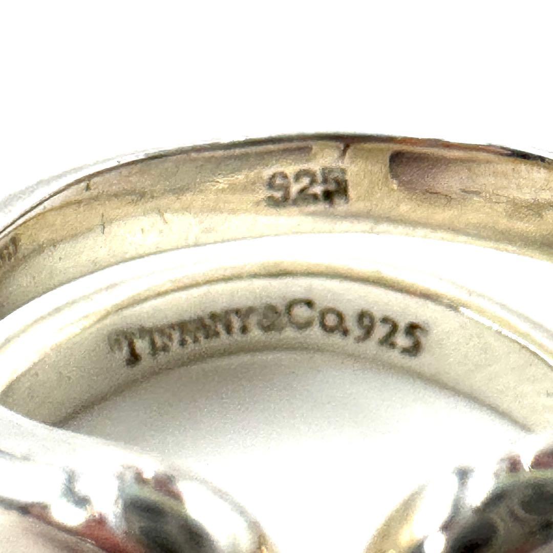 【美品】TIFFANY ティファニー シルバーリング 9号 SV925