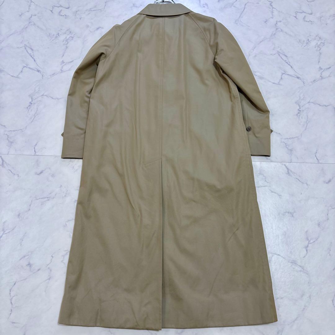 美品 BURBERRY バーバリー ロング ステンカラーコート L ノバチェック
