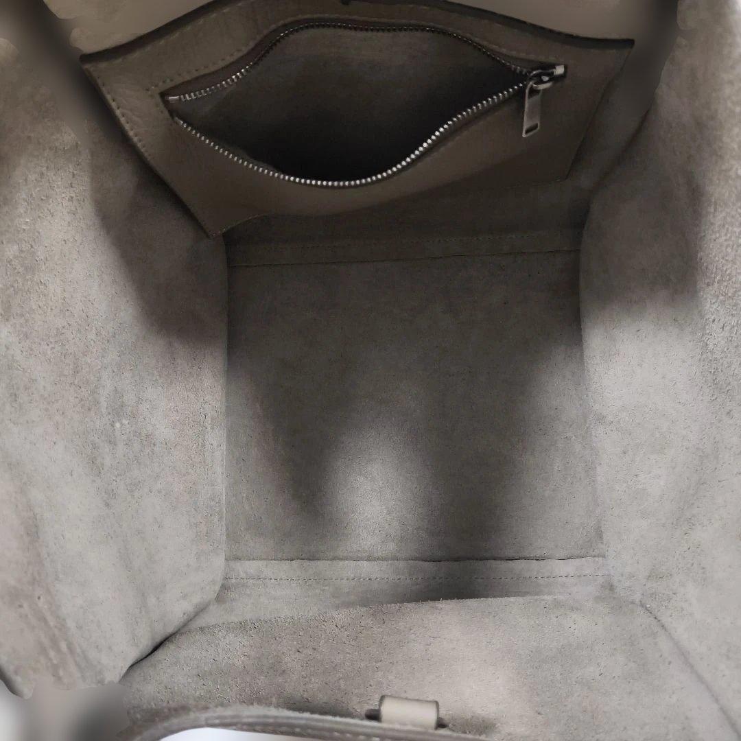 セリーヌ　CELINE　ビッグバック　新ロゴ　ライトトープ　スモール　美品