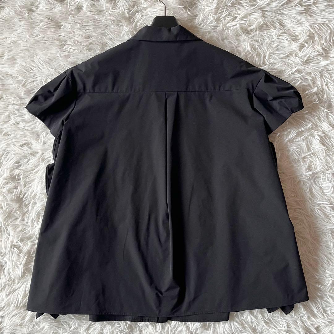 極美品✨ ヨーコチャン ショートスリーブサイドラッフルブラウス 25年モデル