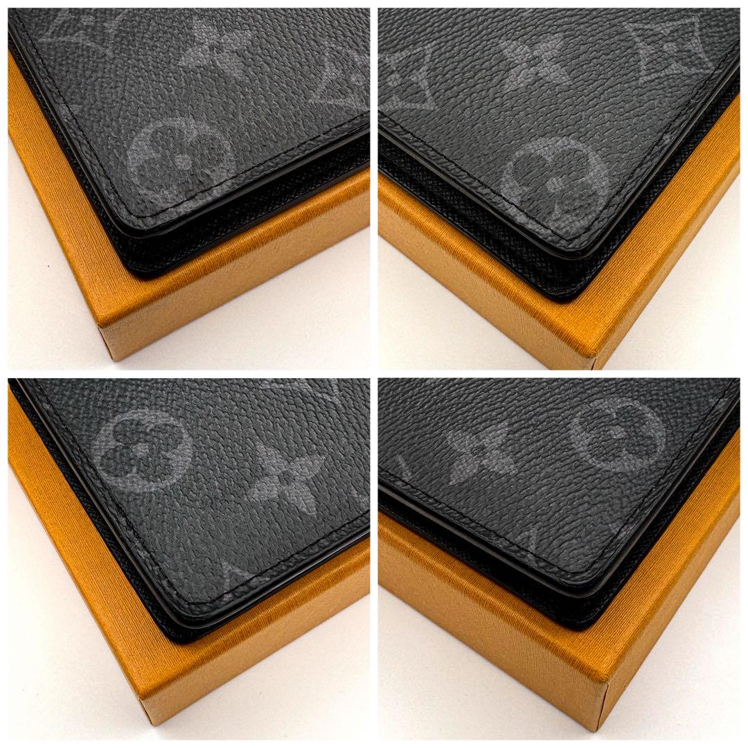 【美品・新型】ルイヴィトン モノグラム エクリプス ポルトフォイユブラザ 箱付