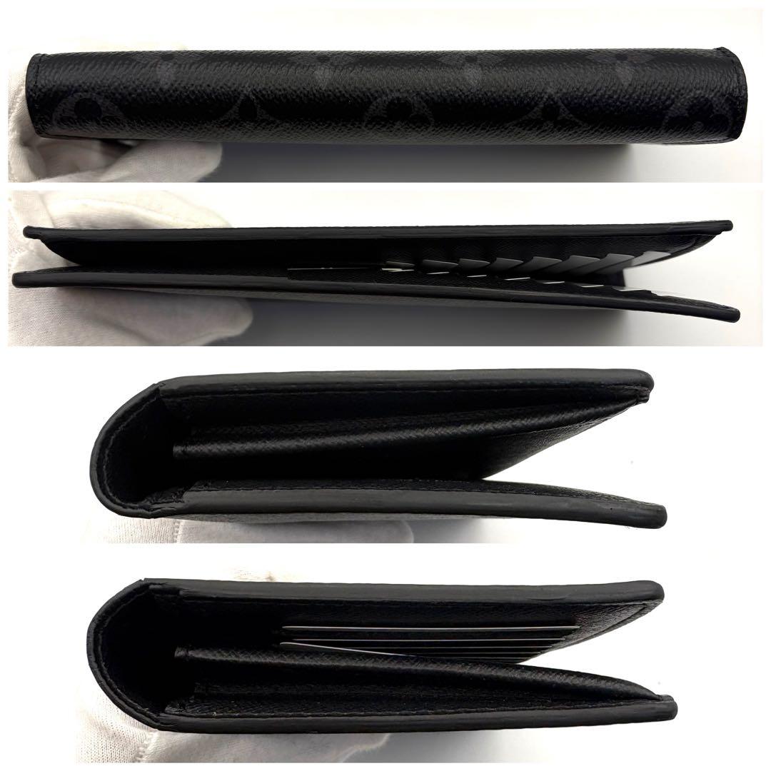 【美品・新型】ルイヴィトン モノグラム エクリプス ポルトフォイユブラザ 箱付