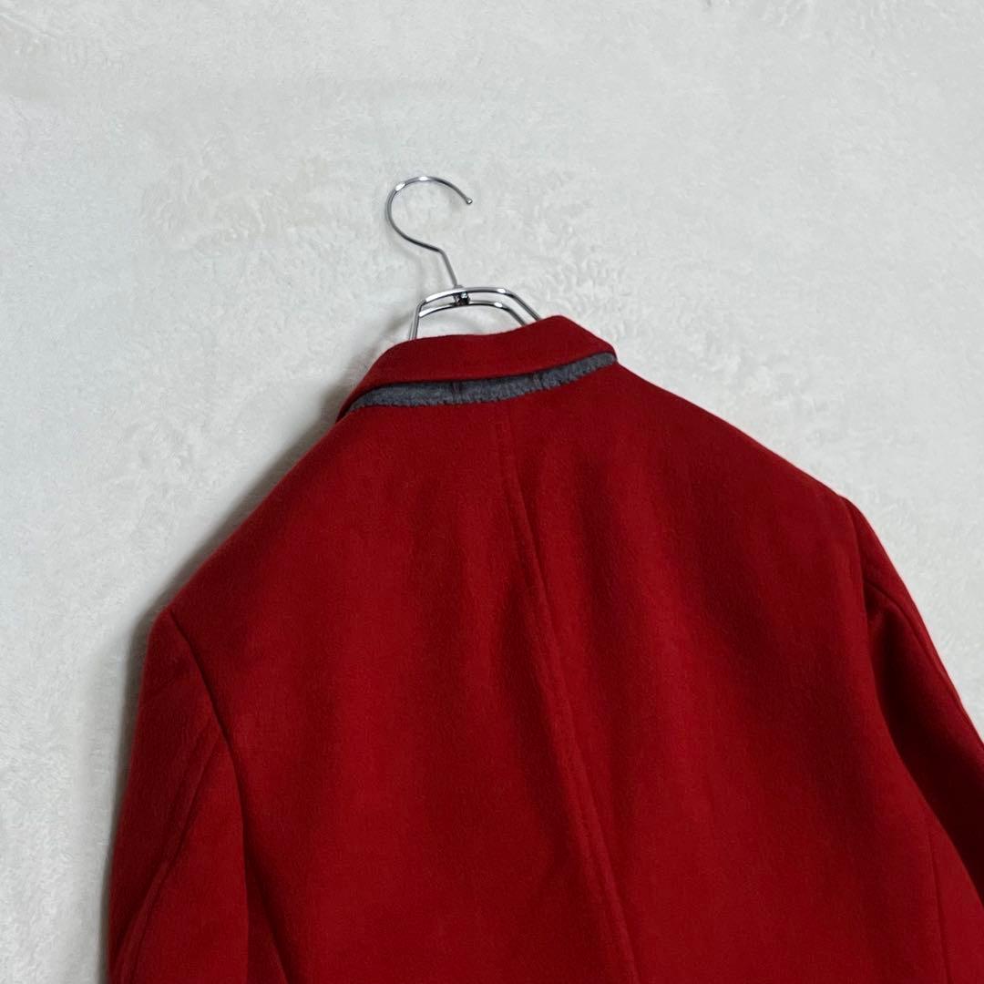 美品『LOVELESS ラブレス』チェスターコート ボルドー ウール 三陽商会