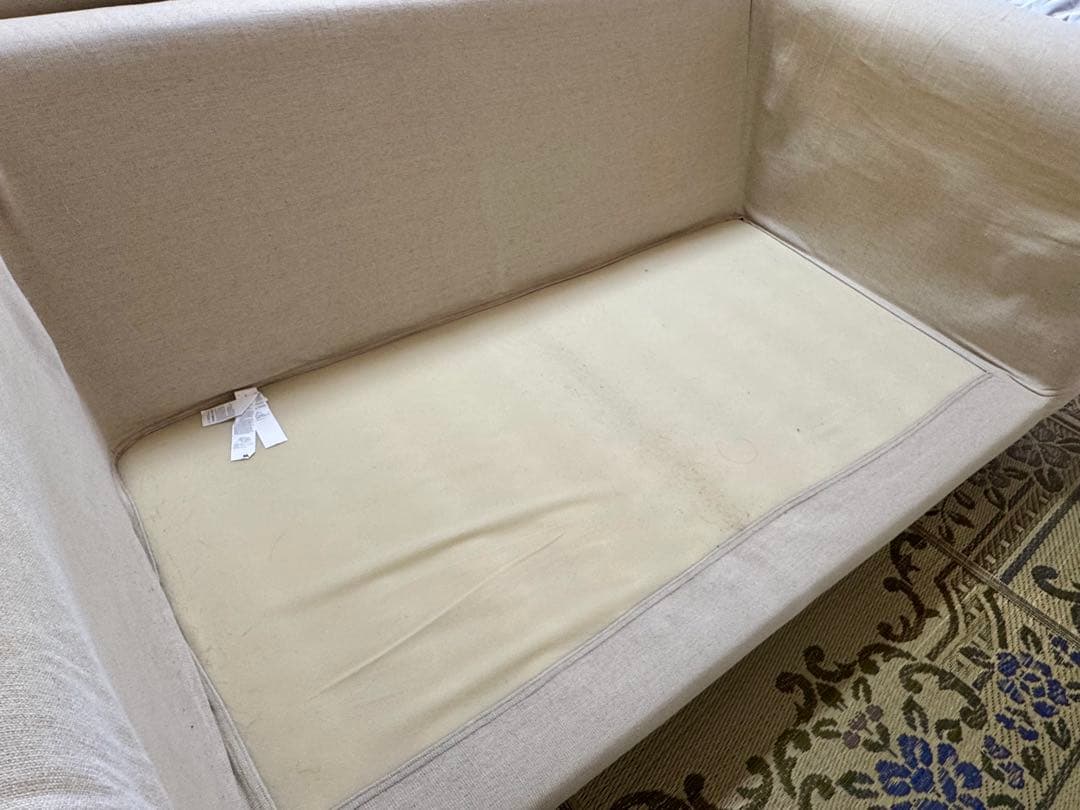 無印良品 2人掛けソファ フェザー・ポケットコイル