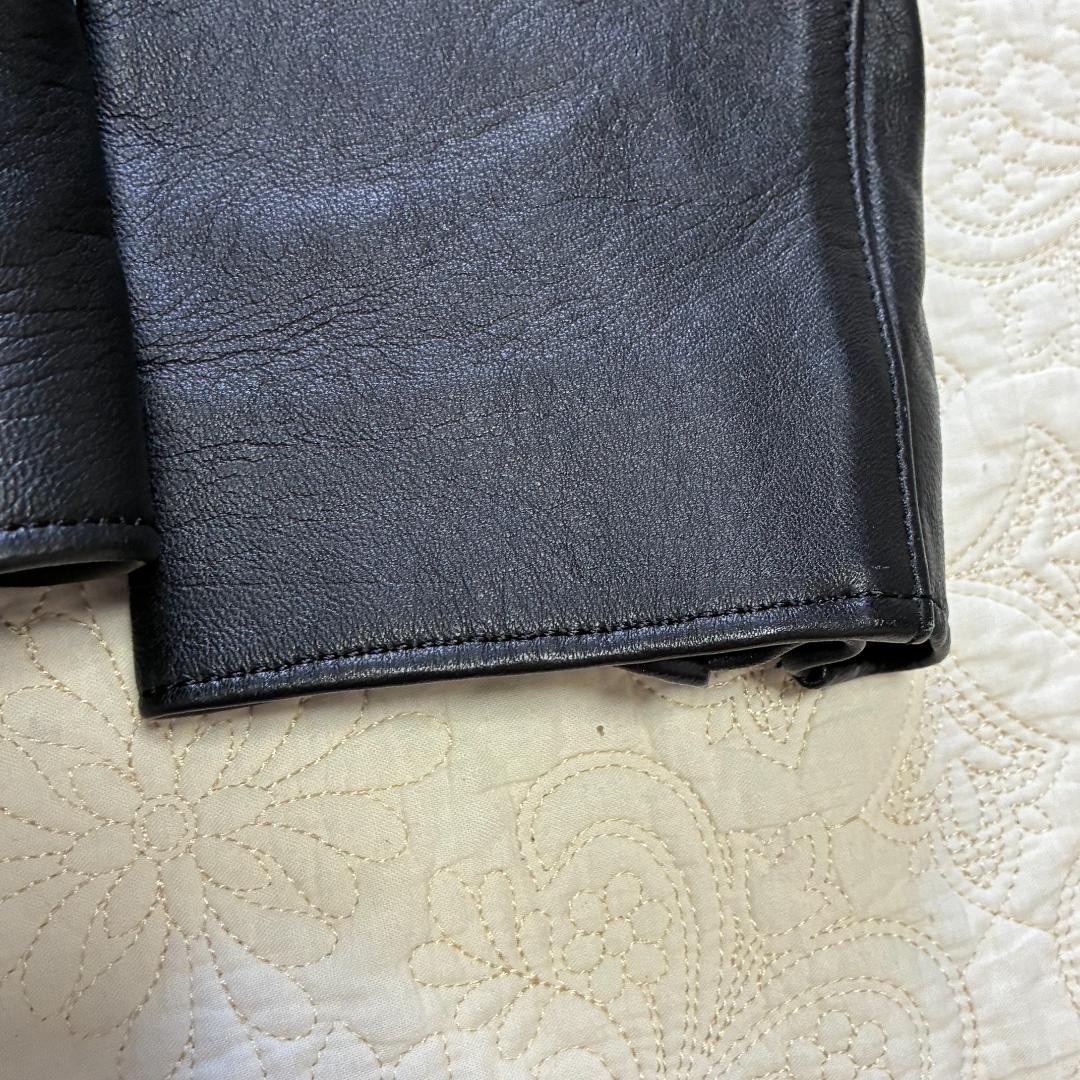 【即日発送】極美品 LIDNMリドム　シングルライダースジャケット　シープスキン