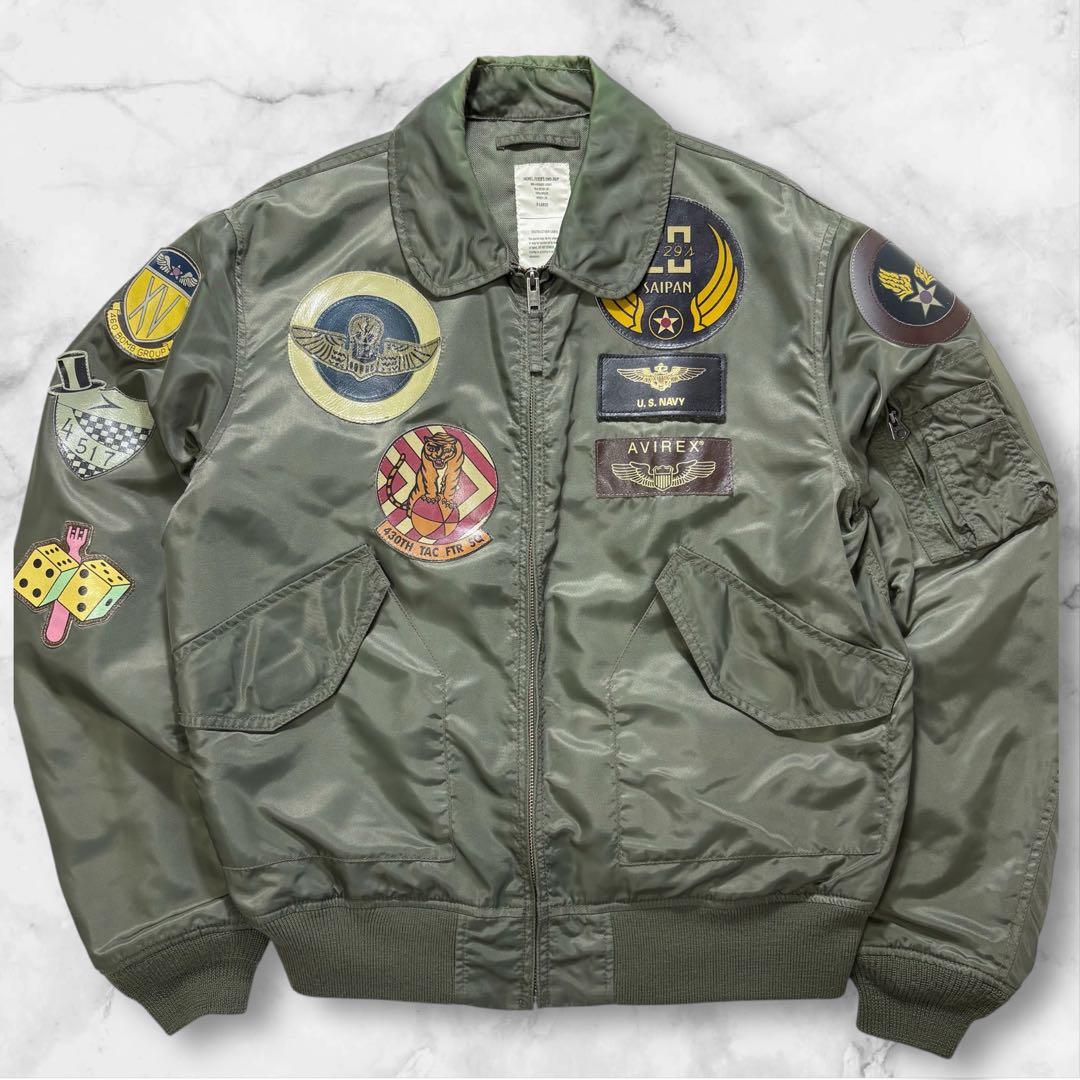 【希少◎XLサイズ】AVIREX　アヴィレックス　CWU-36P　ワッペン