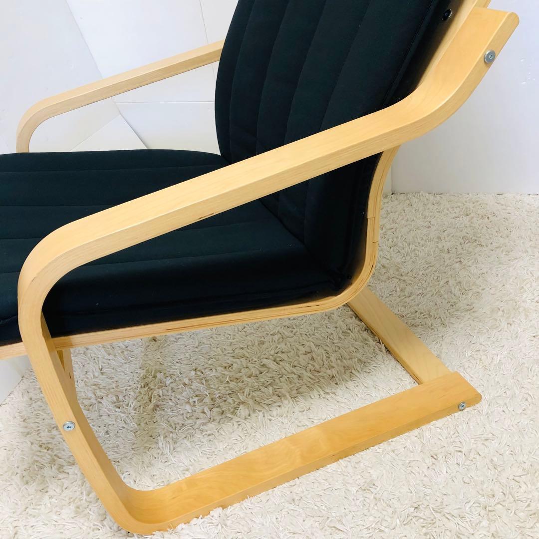 IKEA ポエング　パーソナルチェア　1人掛け　ブラック