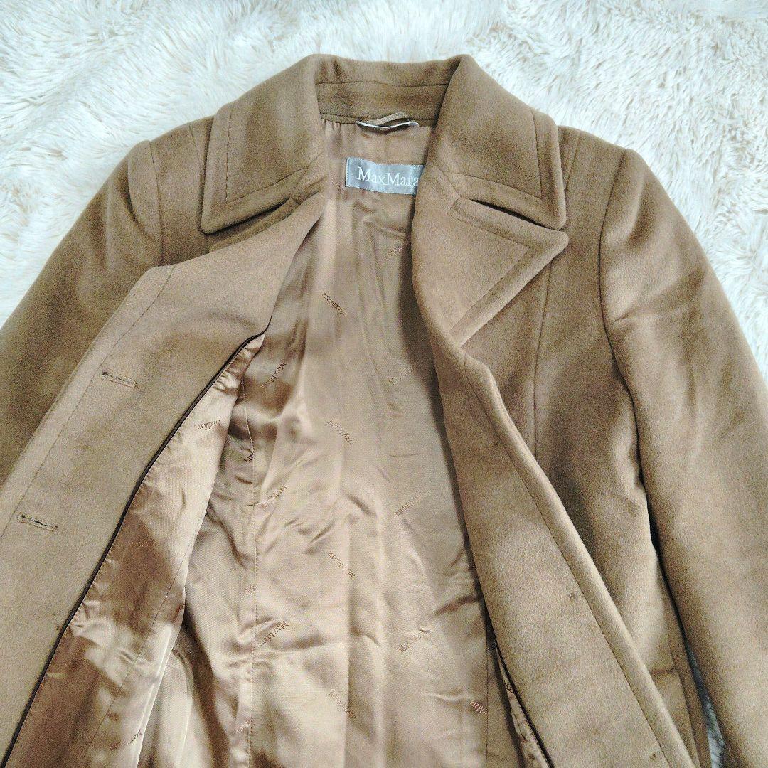 MaxMaraマックスマーラ　ロングコート　ベージュ　40