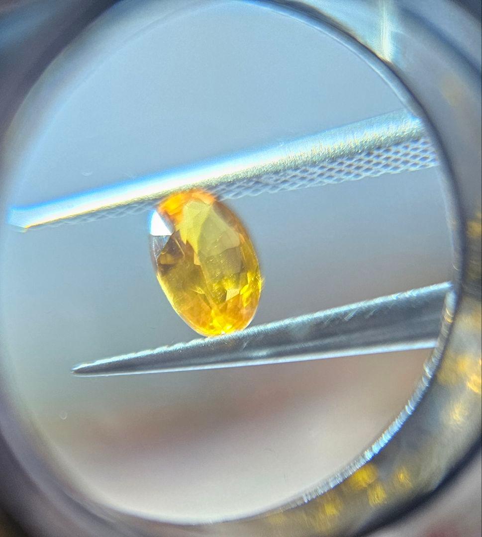 天然イエローサファイア