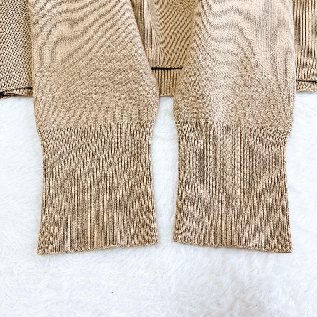 AP STUDIO ELEMENTS ロゴニットプルオーバー　ウール　ベージュ