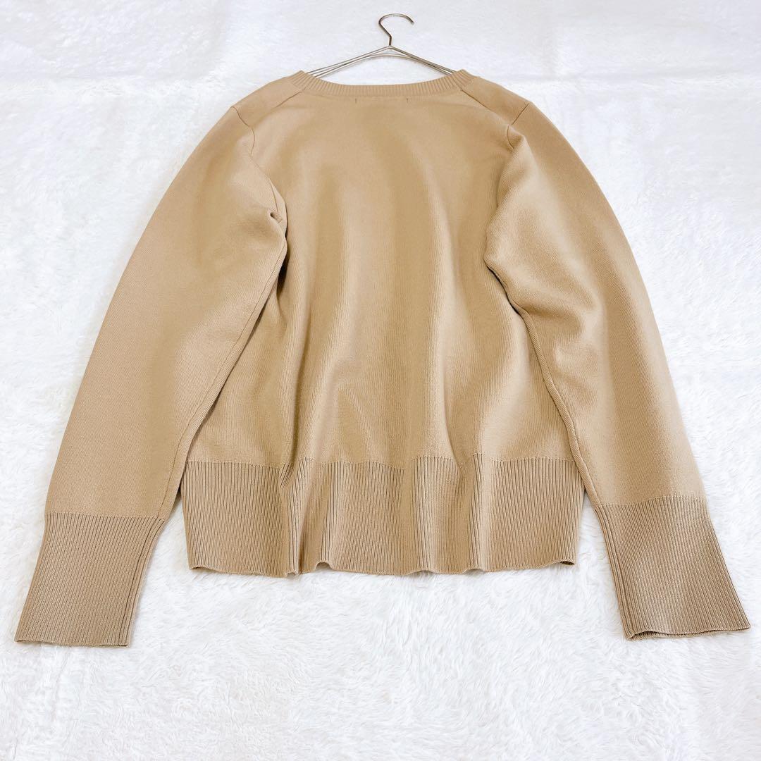 AP STUDIO ELEMENTS ロゴニットプルオーバー　ウール　ベージュ