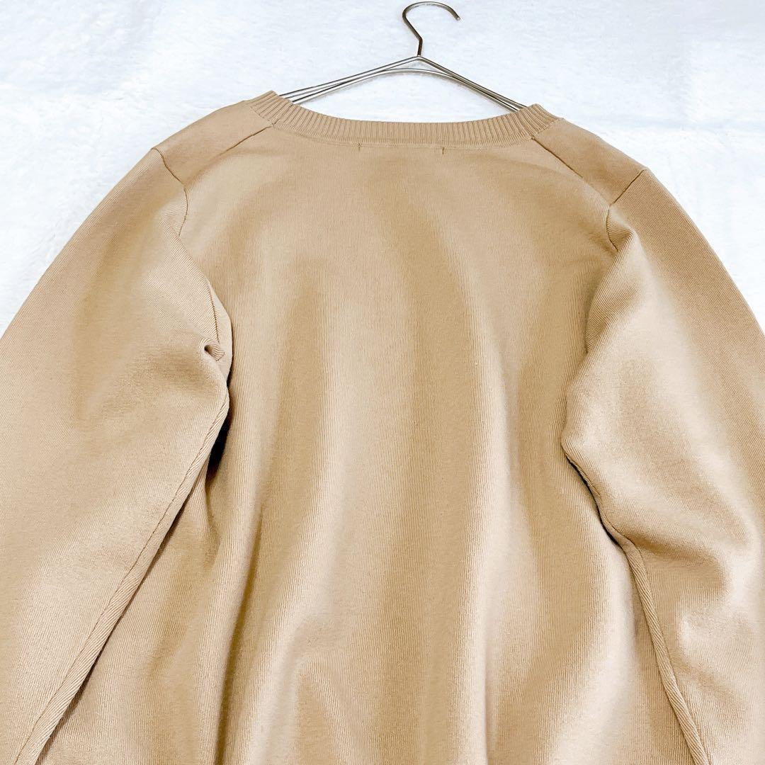 AP STUDIO ELEMENTS ロゴニットプルオーバー　ウール　ベージュ