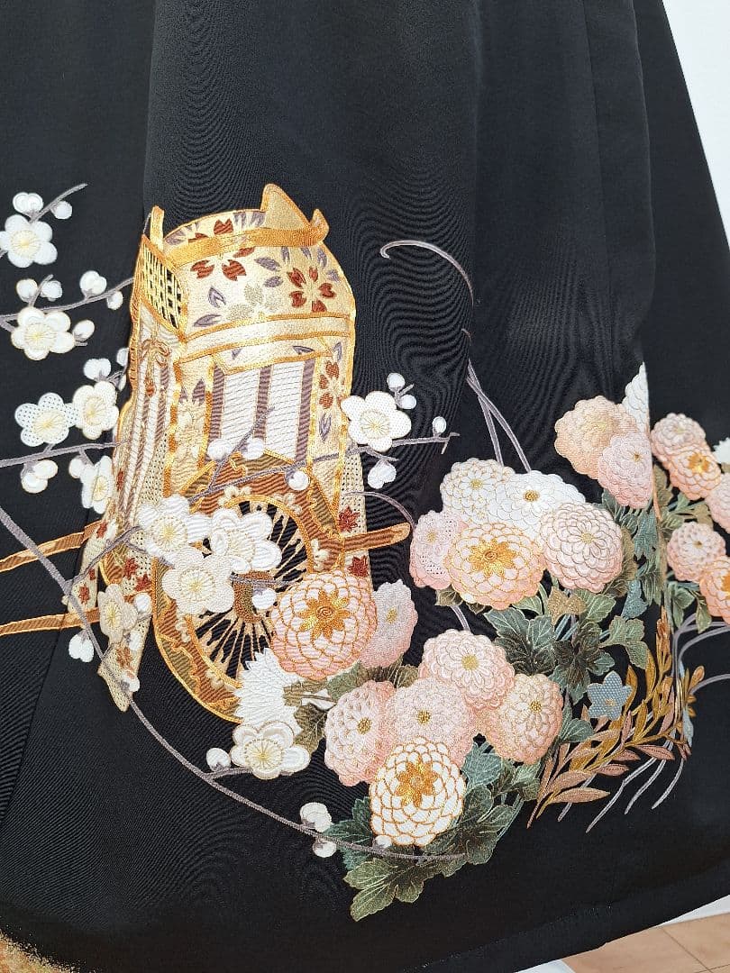 着物リメイクワンピース3651