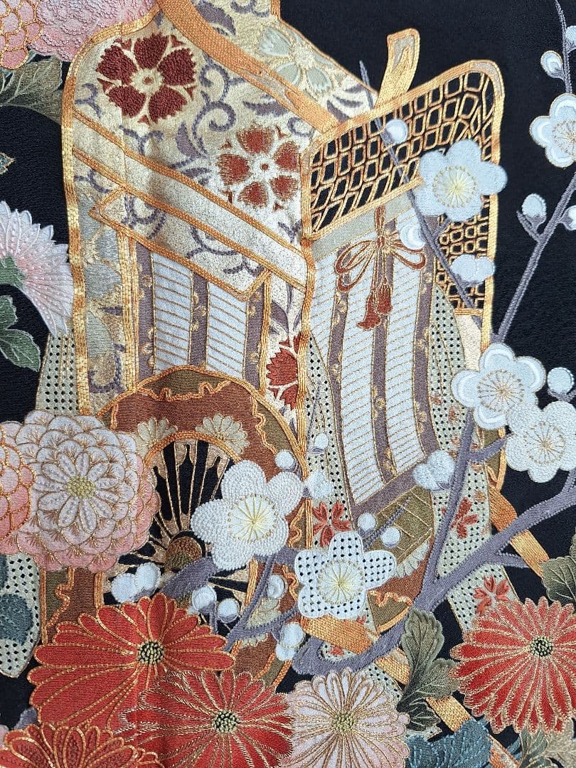 着物リメイクワンピース3651