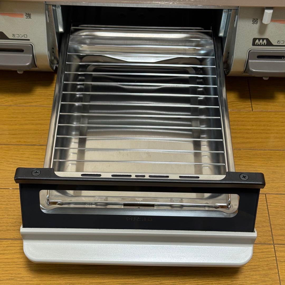 Rinnai ガスコンロ KGM64PPK 都市ガス 右強火力