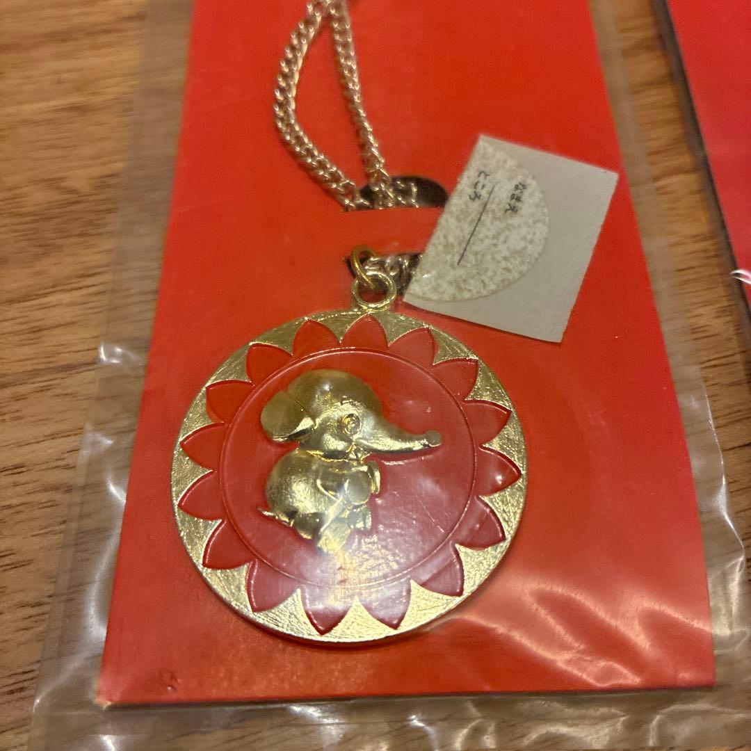 佐藤製薬　サトちゃん　ペンダント　ネックレス　ヴィンテージ　3点セット