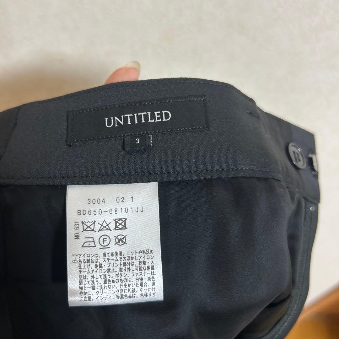 新品未使用UNTITLED アンタイトル スーツ パンツ セット　Lサイズ