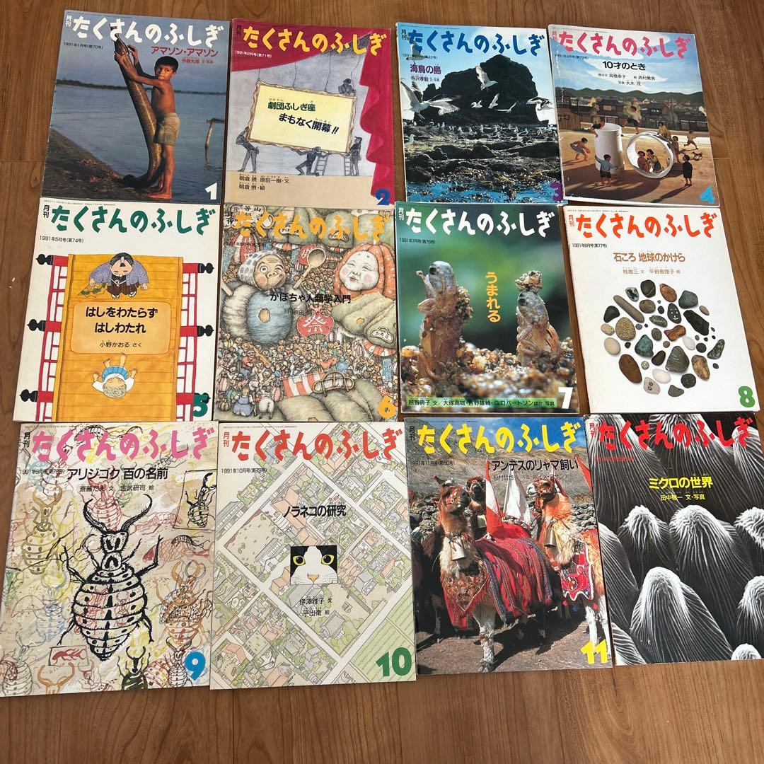 たくさんのふしぎ 1991年 12冊〔1月-12月〕