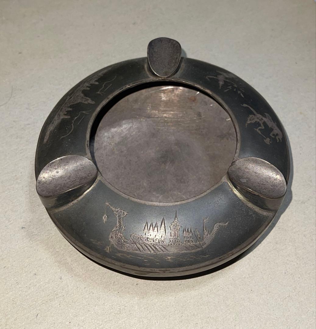 Y*U様 タイ　スターリング　銀　925 骨董　シルバー　灰皿