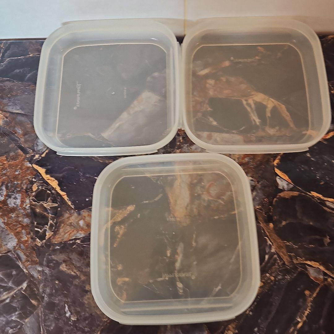 タッパーウェア四角容器7個組