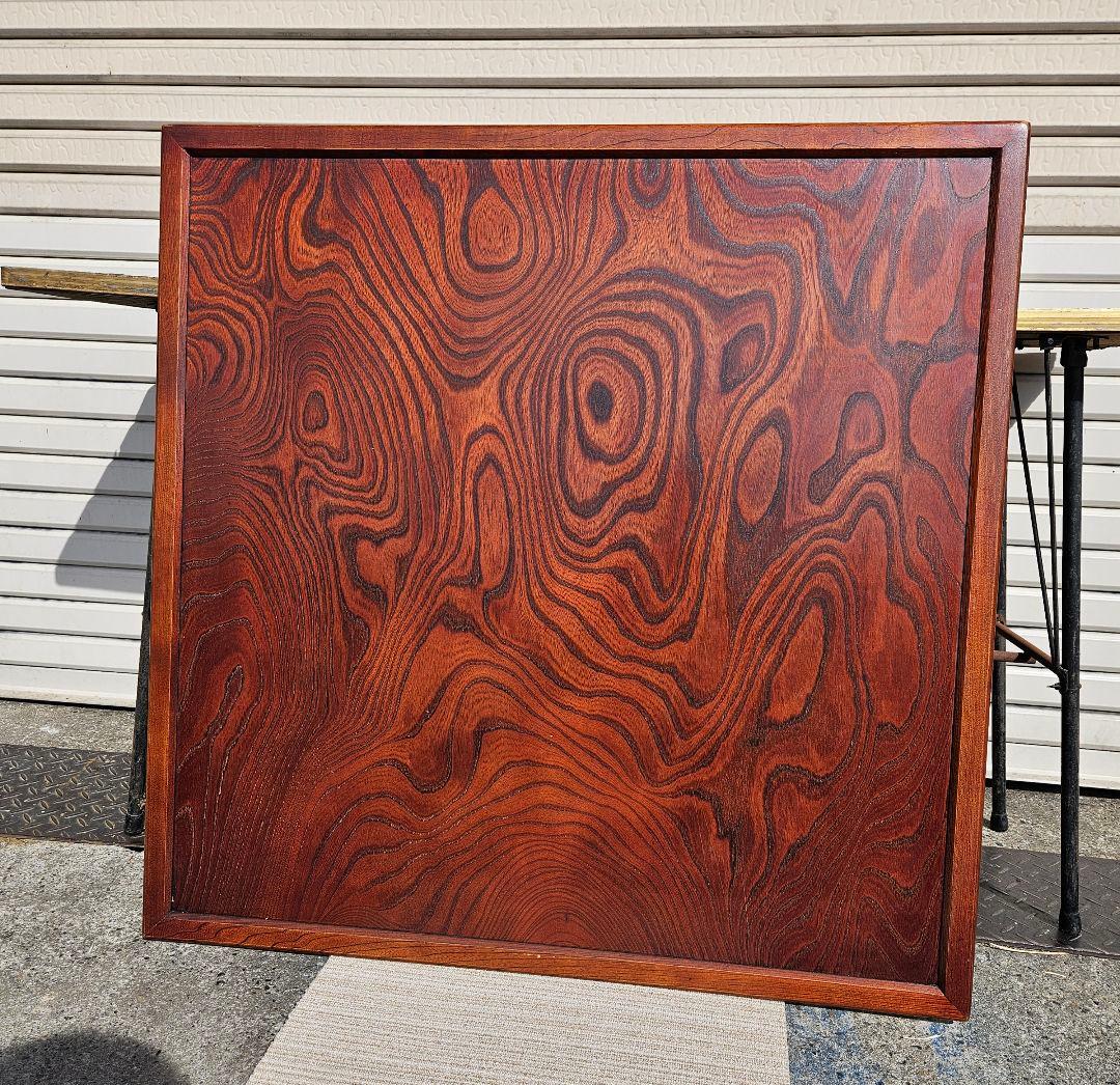 ジャパンヴィンテージ 欅の一枚板 こたつ板 天板 木製 無垢材 昭和レトロ