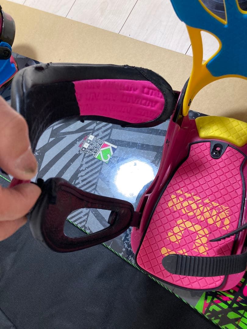 k2 スノーボード148cm ビンディングLカバー付き