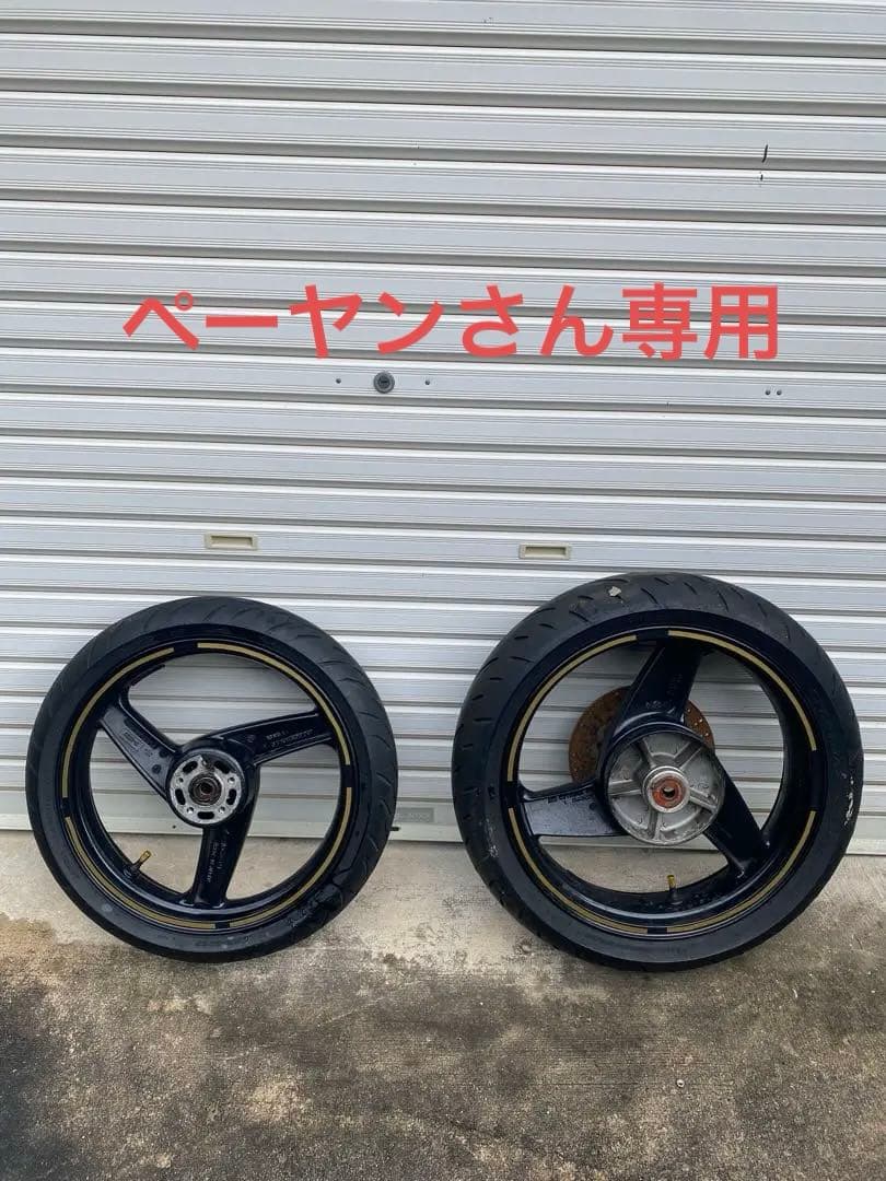 ZRX400 ホイールタイヤ前後セット！