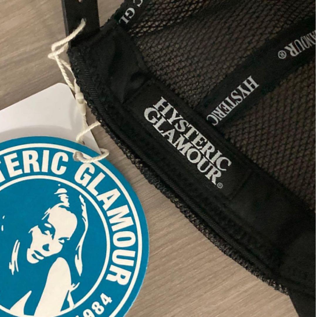 【新品】HYSTERIC GLAMOUR メッシュキャップ 黒「