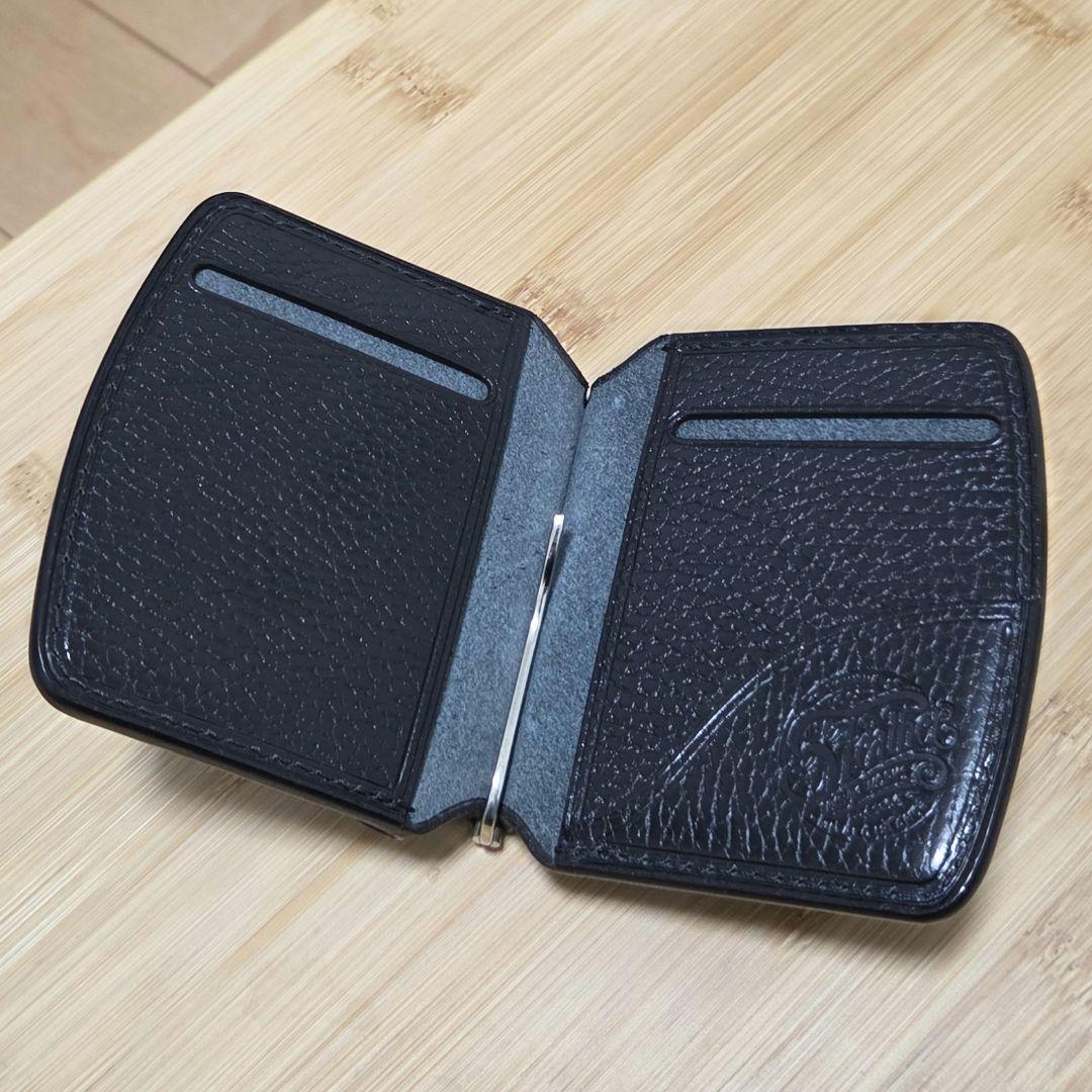 6T leatherworks マネークリップ　ブラック/ドラーロ