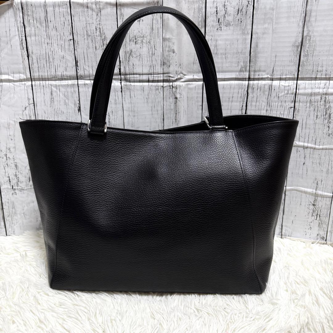 極美品✨PELLE MORBIDA トートバッグ オールレザー ブラック 黒