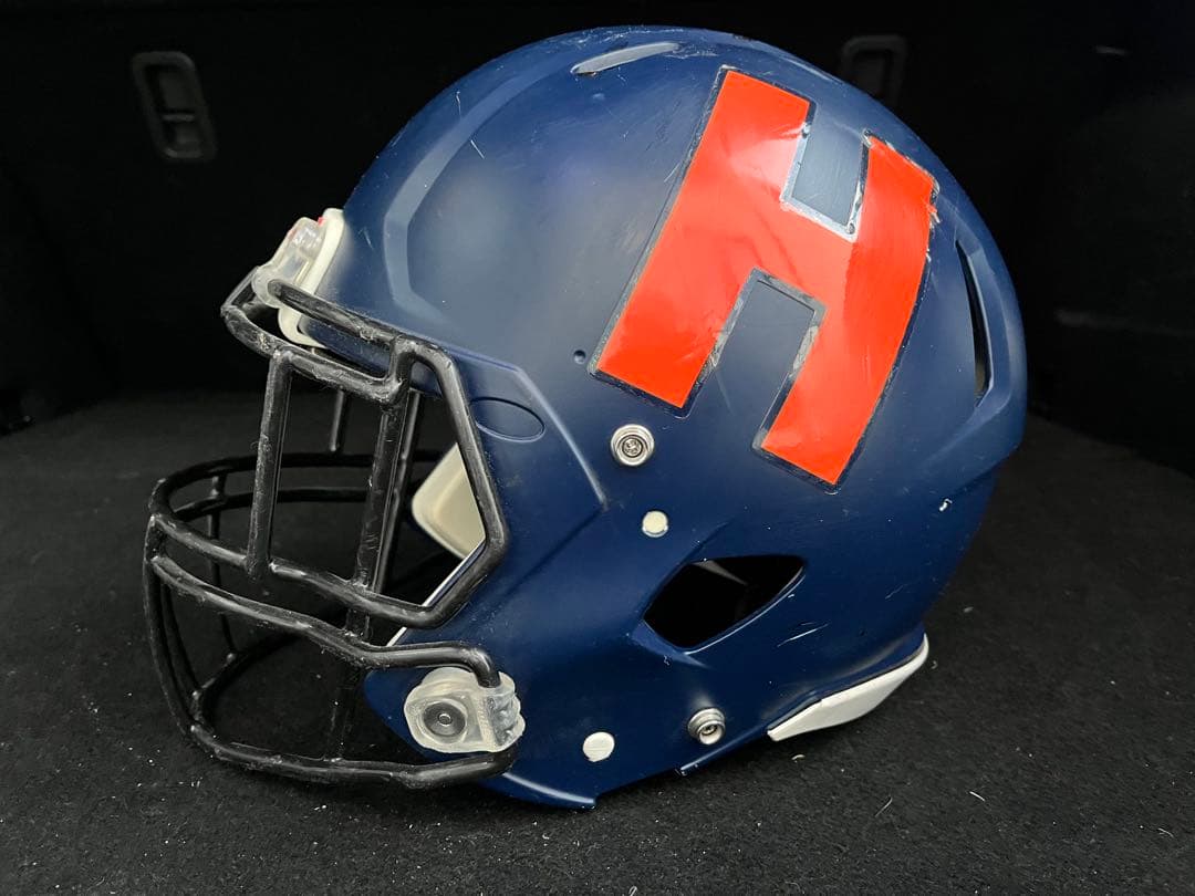 Riddell アメリカンフットボールヘルメット ネイビーブルー