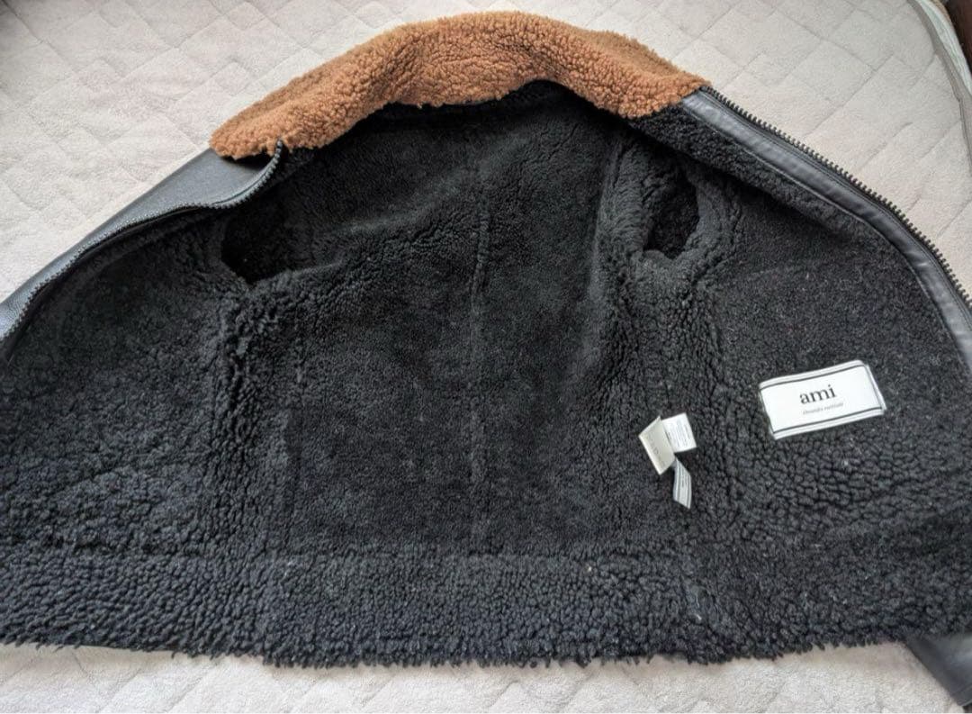 定価34万円　AMI Alexandre Mattiussi シープレザー　極暖