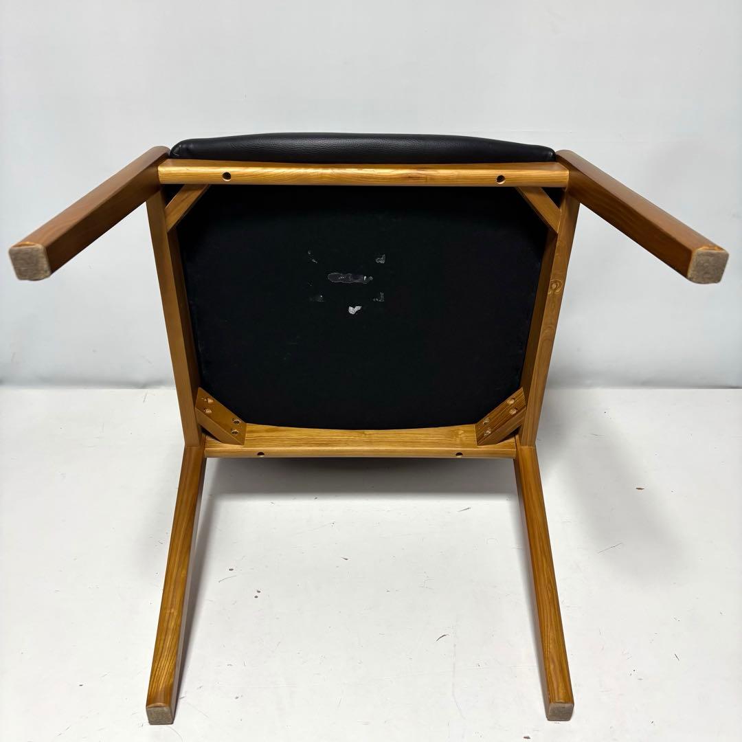 【完成品】ダイニングチェア　ブラウン×ブラック