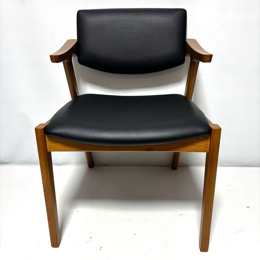 【完成品】ダイニングチェア　ブラウン×ブラック