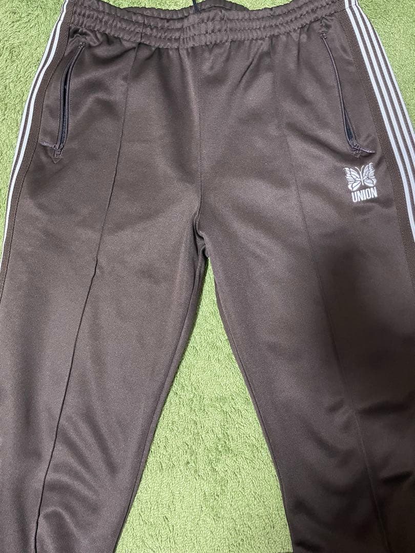 UNION X NEEDLES TRACK PANTS - Lサイズ ブラウン
