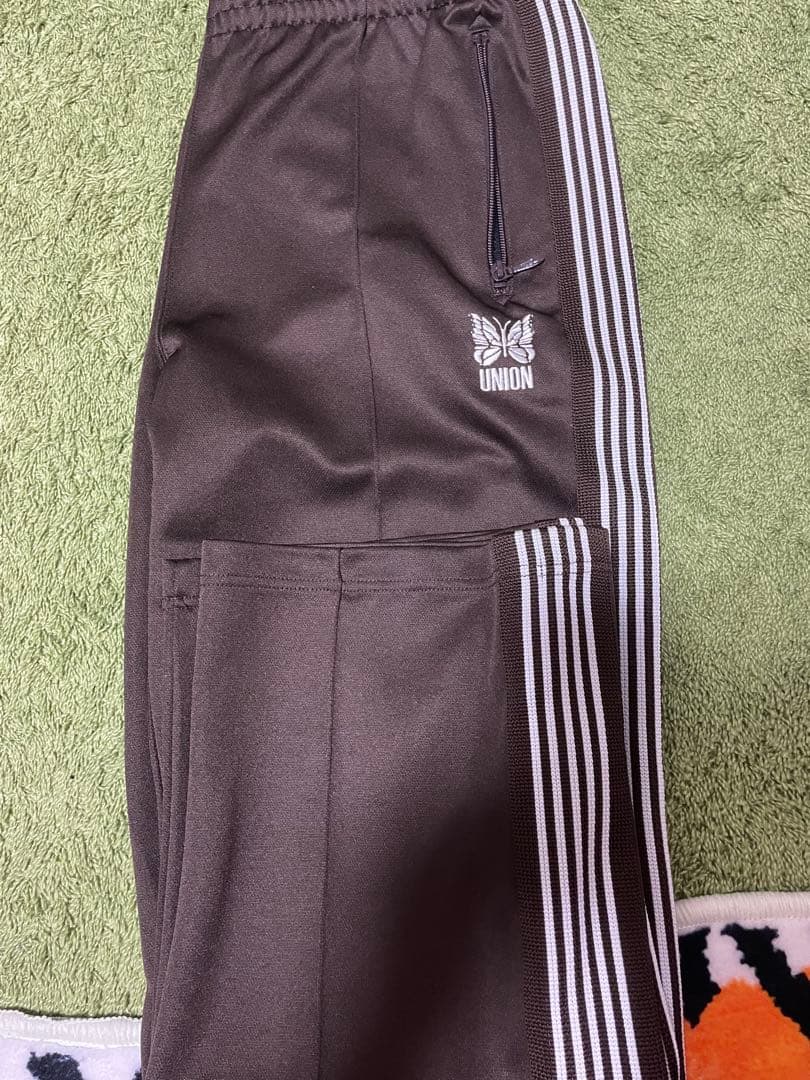 UNION X NEEDLES TRACK PANTS - Lサイズ ブラウン