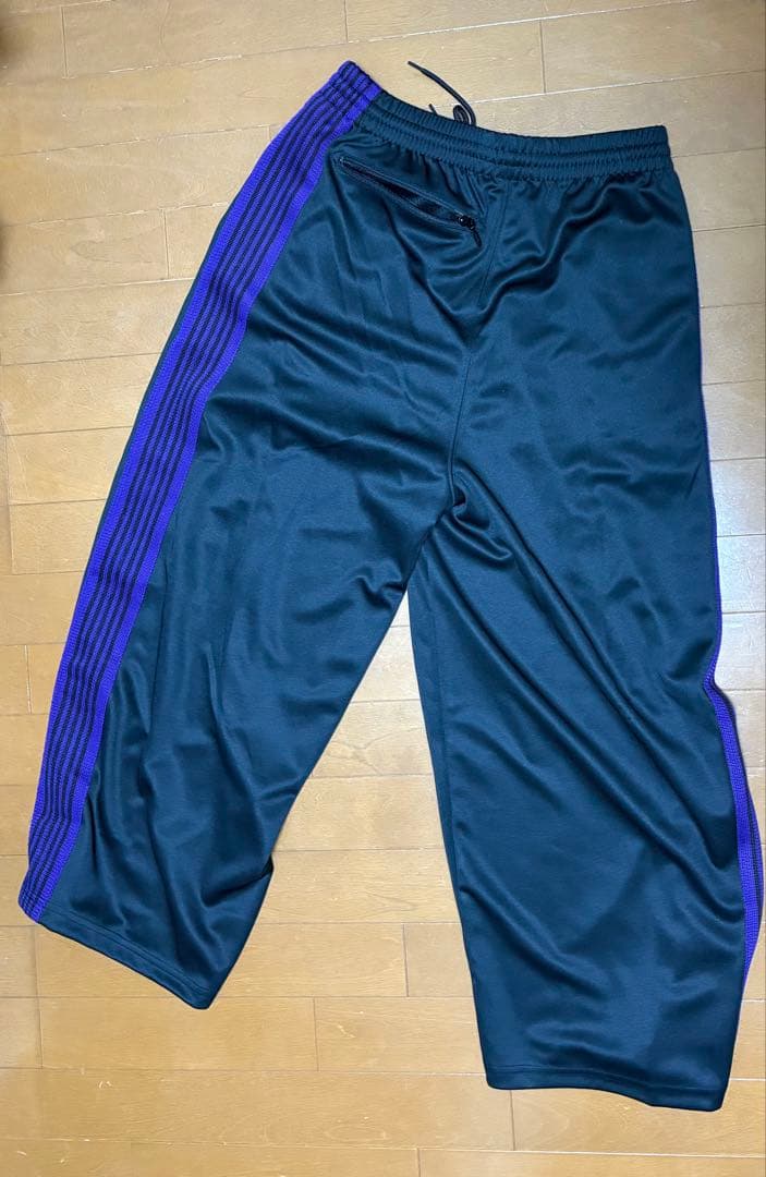 needles ヒザデルパンツ H.D. Track Pant 黒/紫