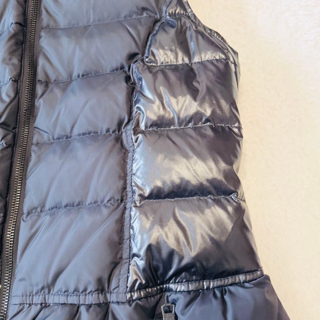 アルマーニエクスチェンジ ダウンベスト ファー ベルト フード ブラック M