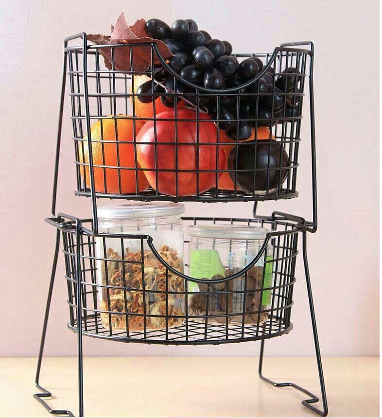 鉄芸収納かごins化粧品収納箱デスクトップおやつ置物枠雑物収納バスケット