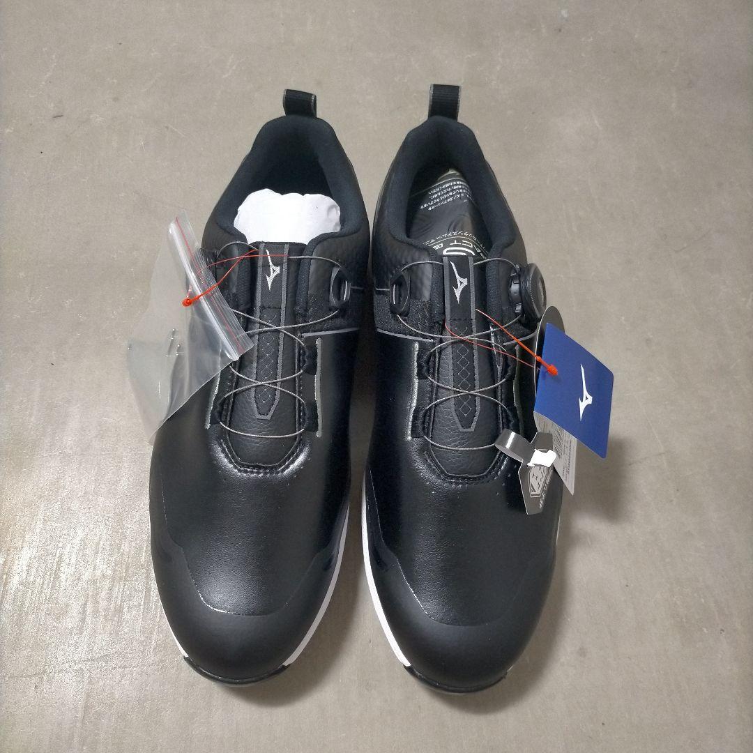 新品 未使用 26.5cm Mizuno ワイドスタイル SL ボア ブラック