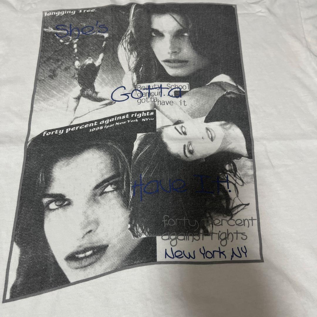90s　forty percent against rights tee