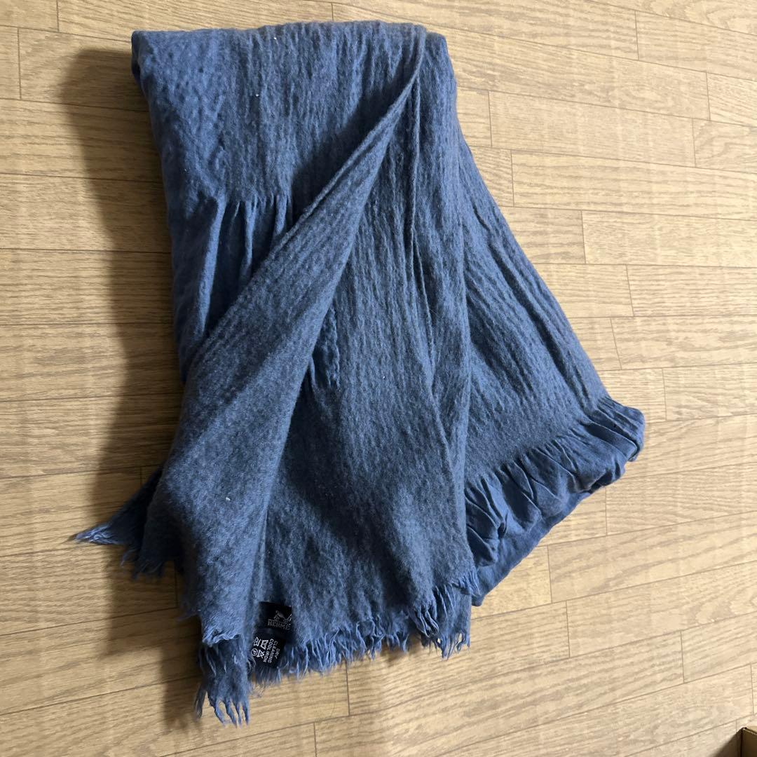 HERMÈS エルメス　カシミヤマフラー