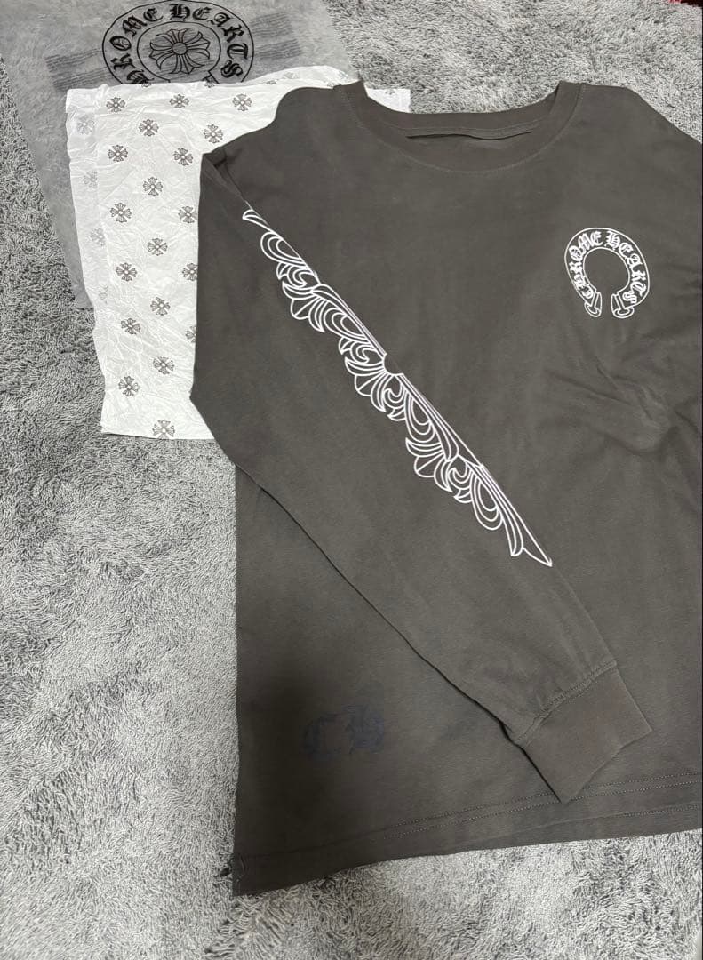 CHROME HEARTS 長袖カットソー グレー